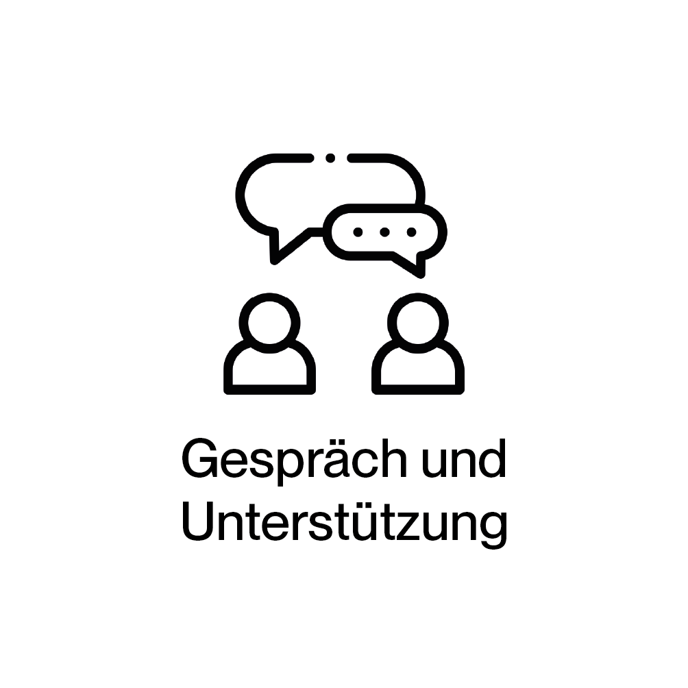 Gespräch und  Unterstützung